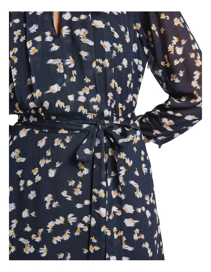 Just One Daisy Dress in Navy Multi image 4