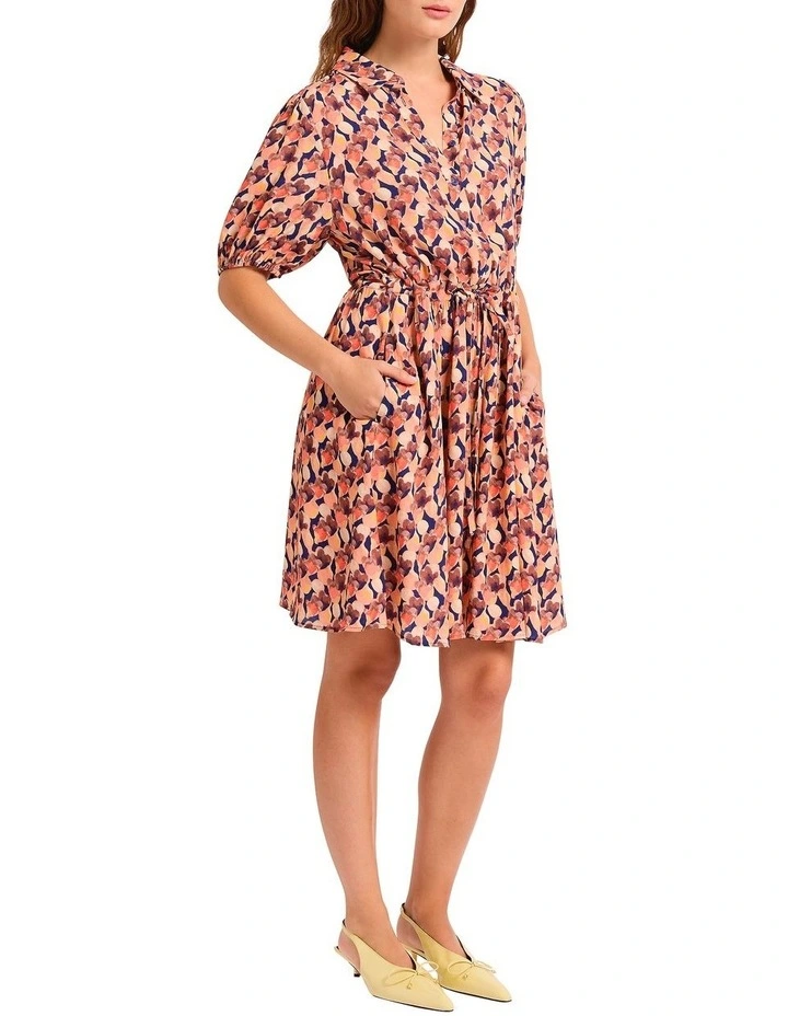No Paint, No Gain Dress in Pink Multi image 3