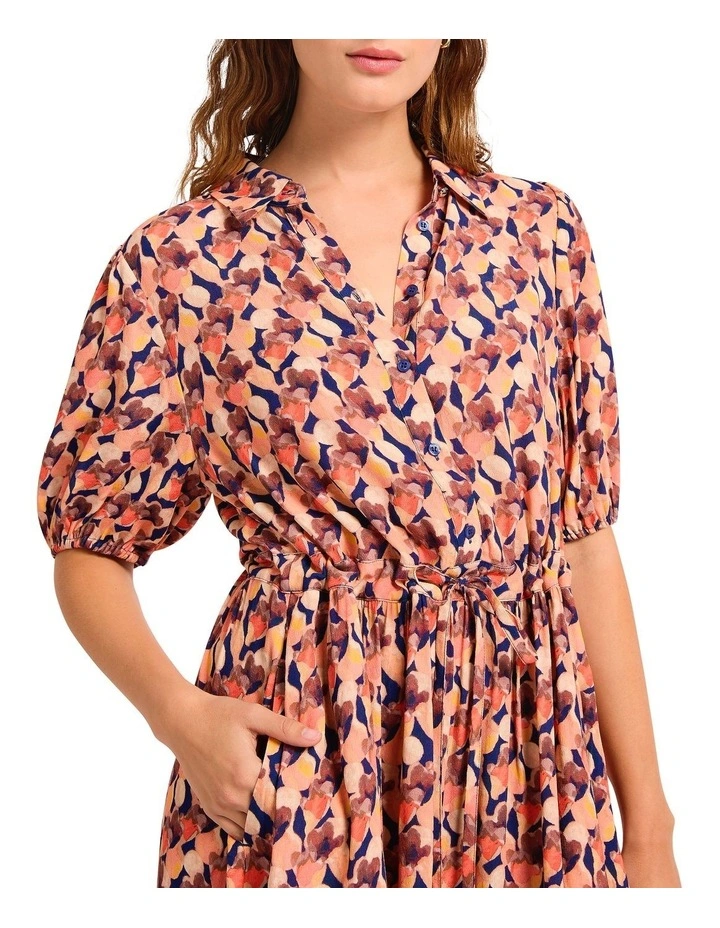 No Paint, No Gain Dress in Pink Multi image 4