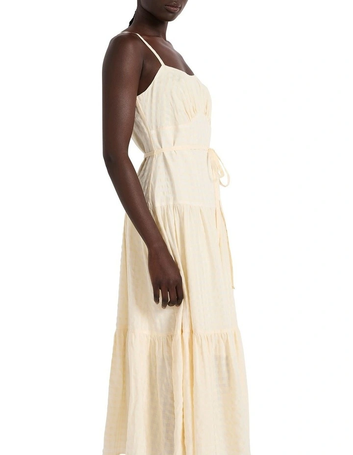 Fiesta Midi Dress in Cream image 2