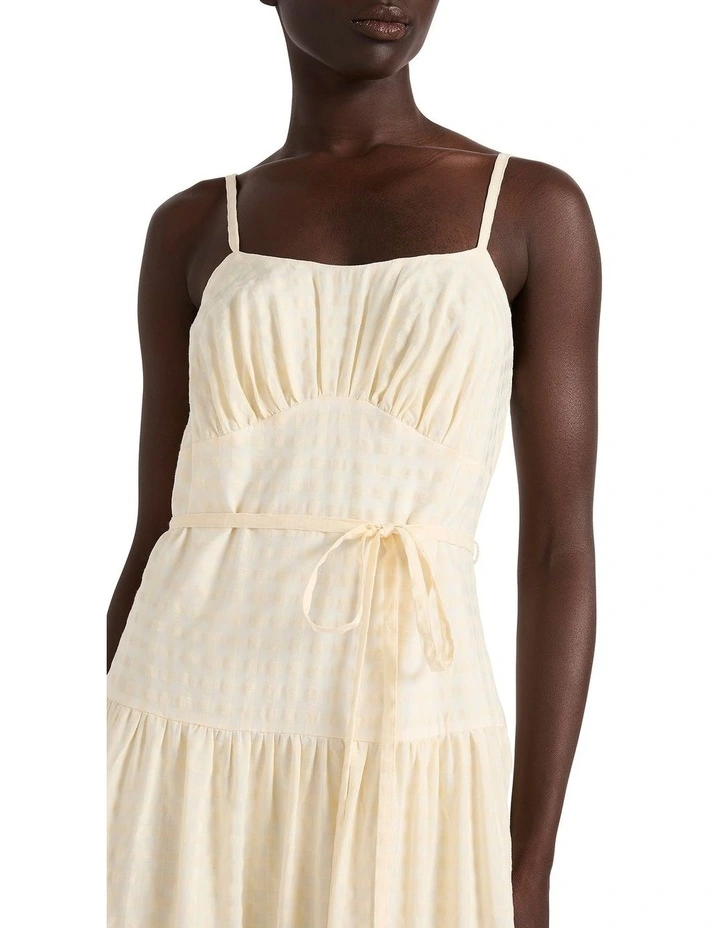 Fiesta Midi Dress in Cream image 3