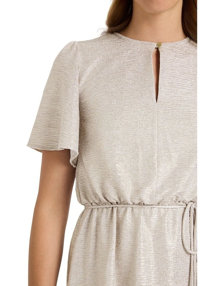 Ash Mini Dress in Silver image 3
