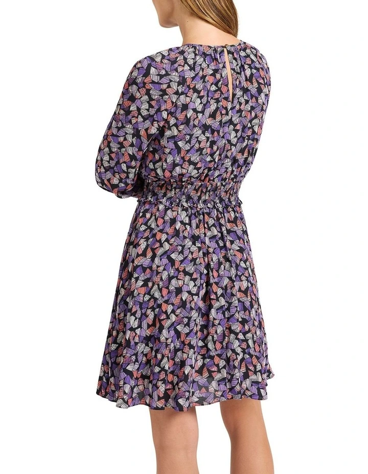 Charlie's Angles Dress in Navy Multi image 4