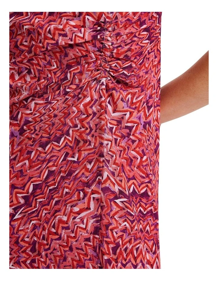 Get Ziggy With It Dress in Pink Multi image 4
