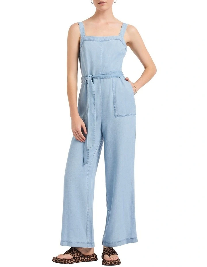 Faerna Jumpsuit in Chambray image 1
