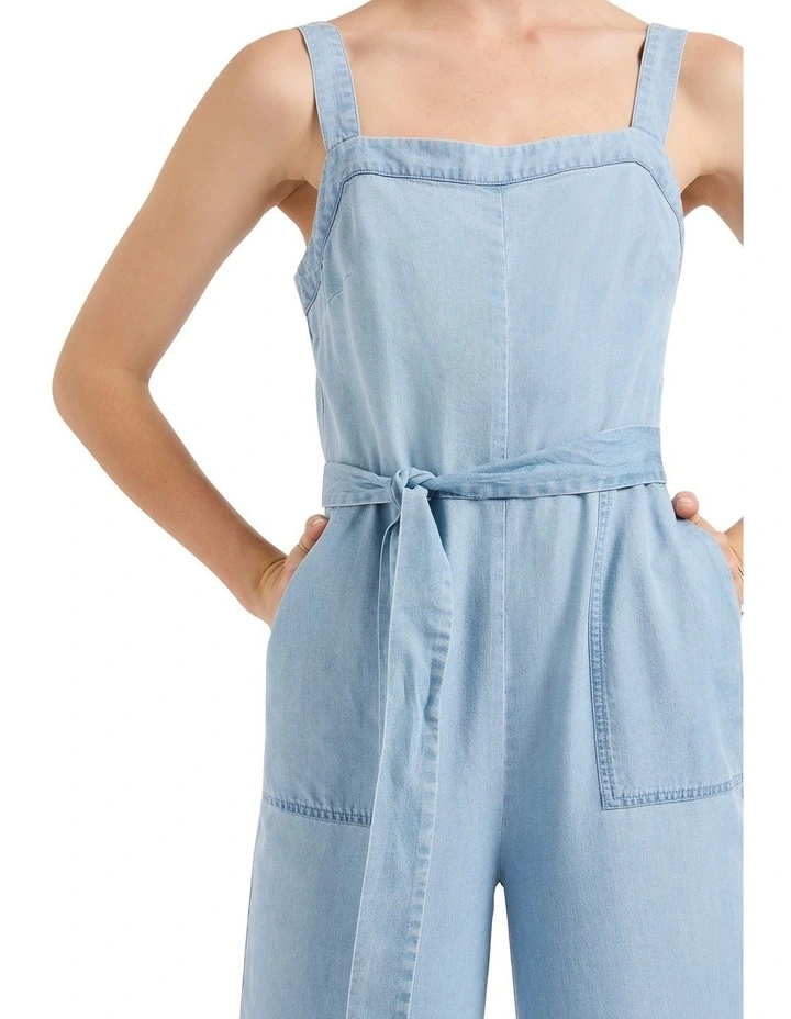 Faerna Jumpsuit in Chambray image 4