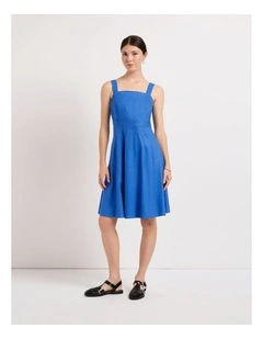 For-Eva Now Linen Dress in Puglia