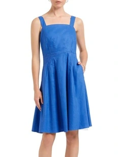 For-Eva Now Linen Dress in Puglia