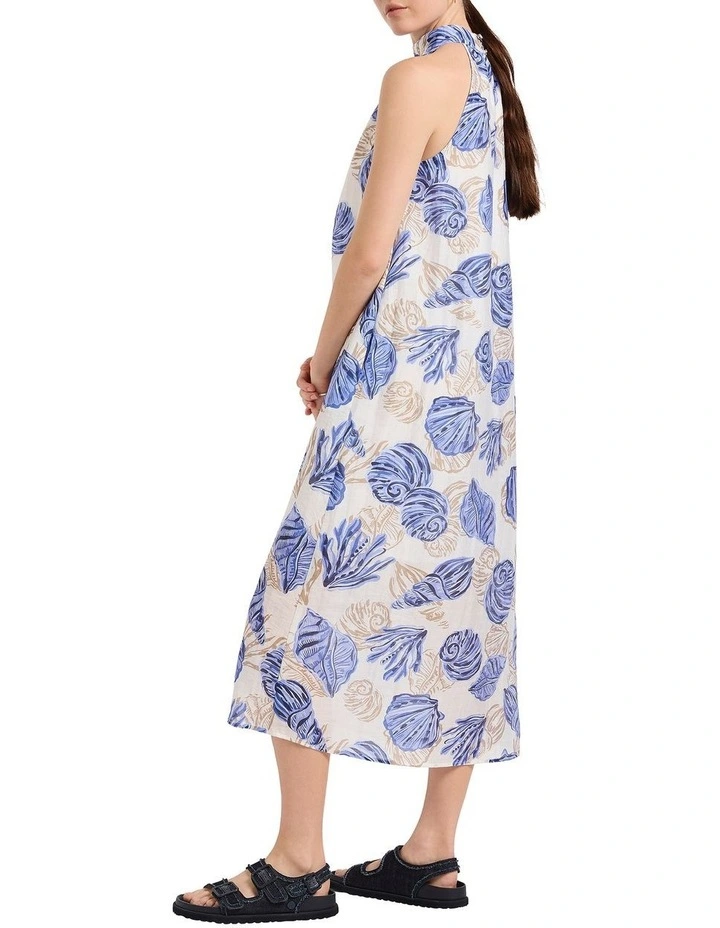 Gives You Shell Halter Dress in Seychelles image 4