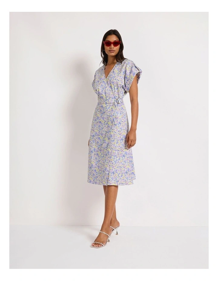 Itsy Ditsy Flower Dress in Lilac Multi image 2