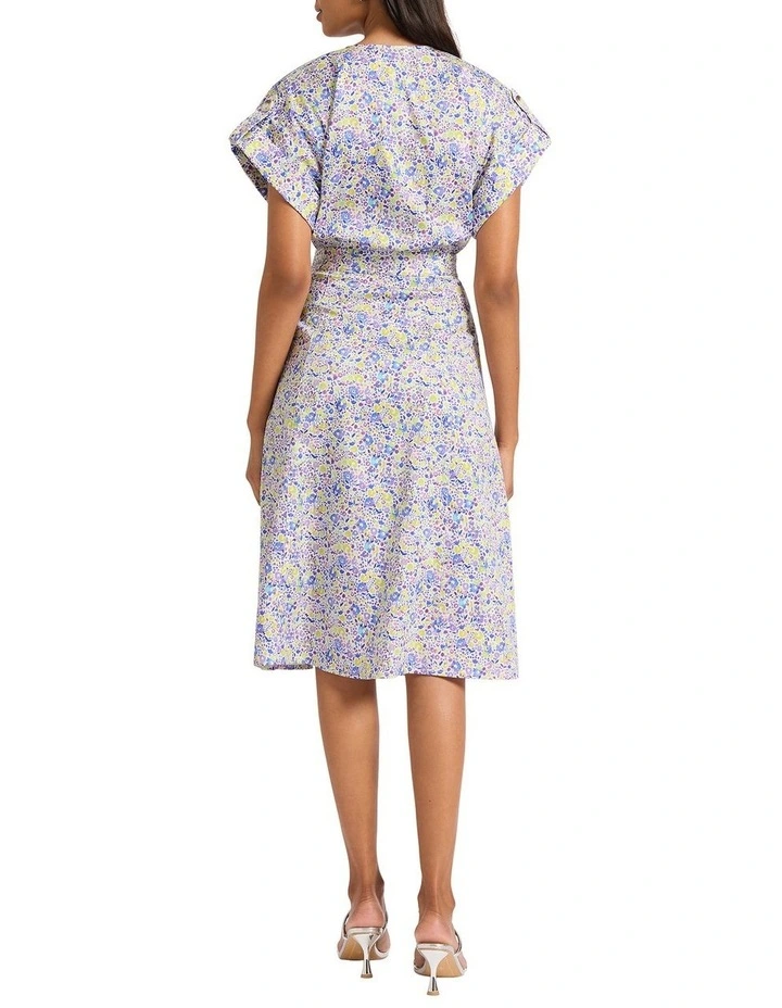 Itsy Ditsy Flower Dress in Lilac Multi image 2