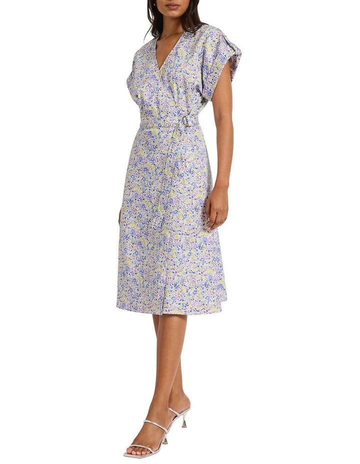 Itsy Ditsy Flower Dress in Lilac Multi image 3