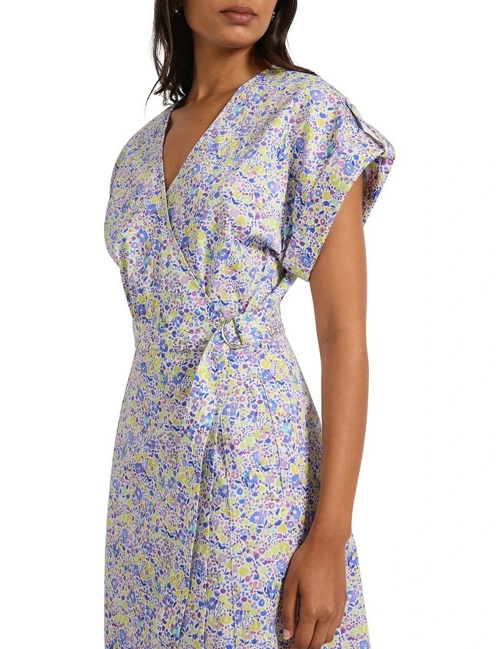 Itsy Ditsy Flower Dress in Lilac Multi image 4