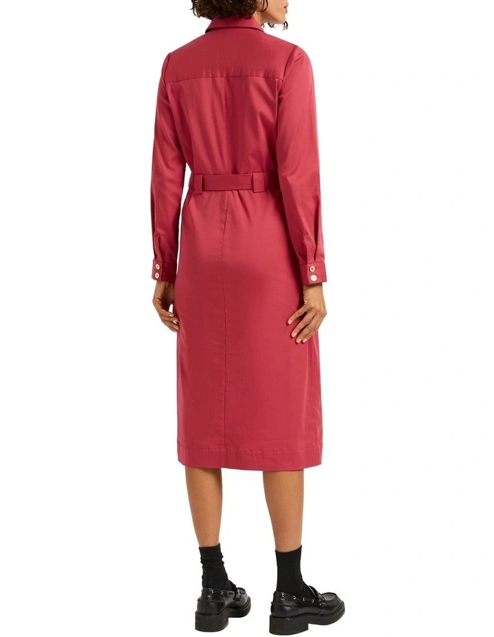 Caitlyn Longline Shirt Dress in Fearless image 4