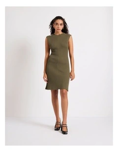 Wind It Up Knit Dress in Tea Leaf