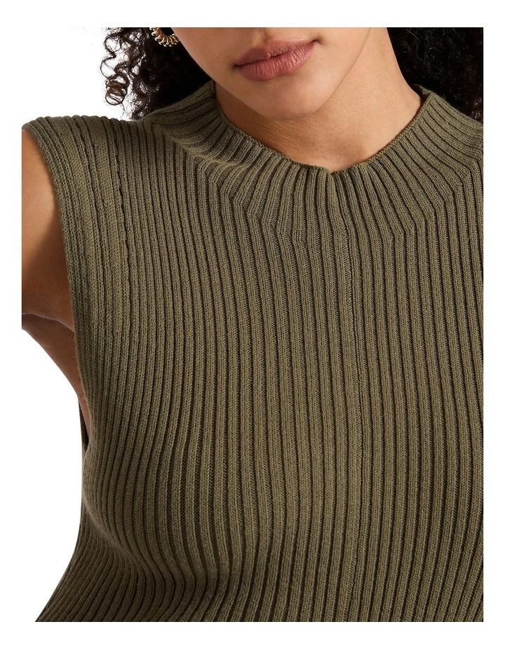 Wind It Up Knit Dress in Tea Leaf image 5