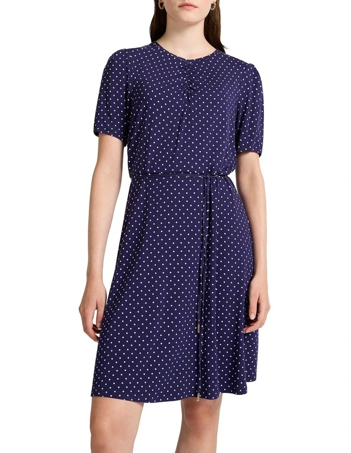 Last Kiss Jersey Mini Dress in Twilight Spot image 2