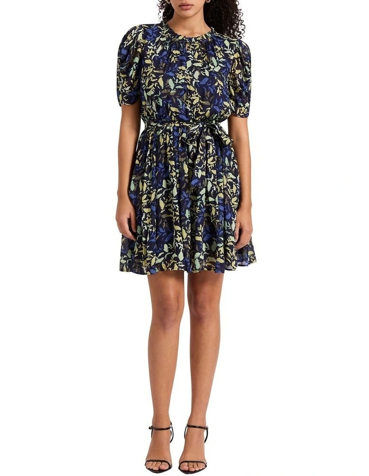 Leaf Of Faith Dress in Navy Multi image 1