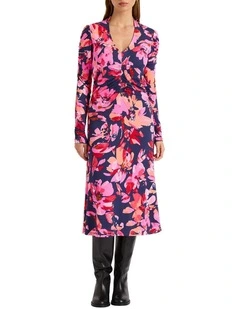 I Pink He Knows Jersey Dress in Pink Multi