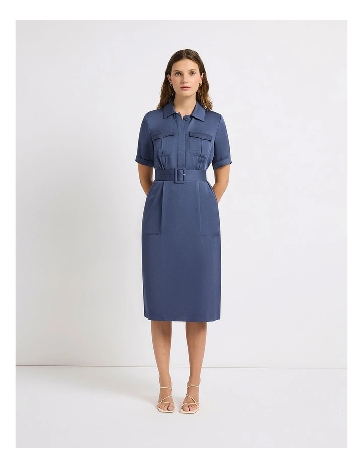 Middleton Midi Dress in Deep Sea image 1