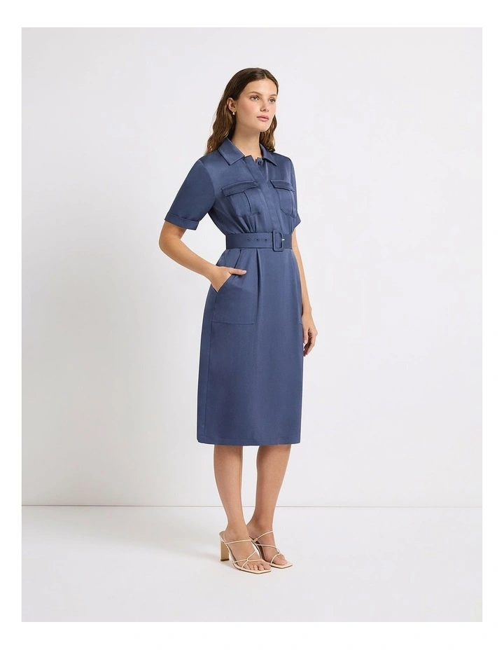 Middleton Midi Dress in Deep Sea image 2