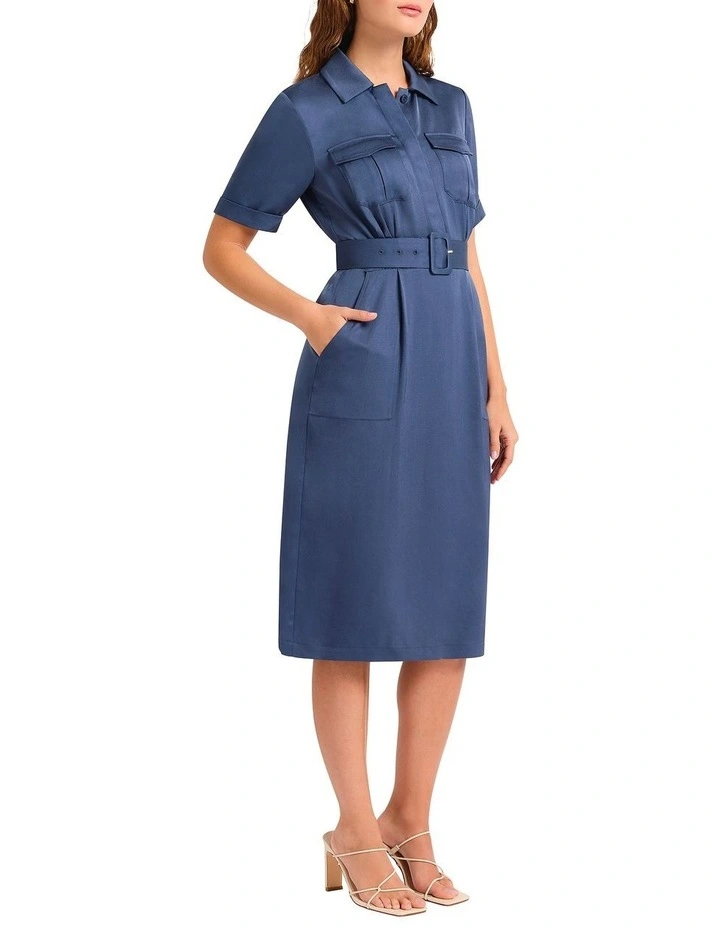 Middleton Midi Dress in Deep Sea image 2