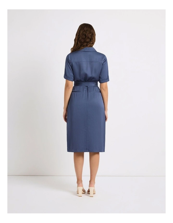Middleton Midi Dress in Deep Sea image 3
