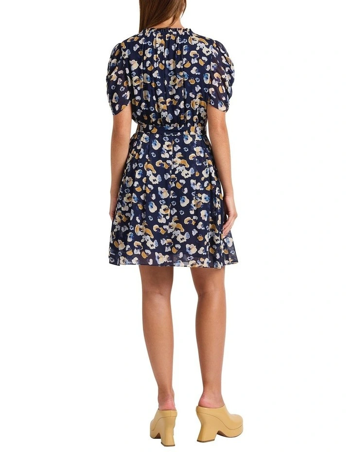 Poppin' Mini Dress in Navy Multi image 2