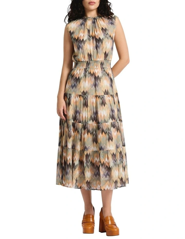 Zazu Midi Dress in Jungle Multi image 1