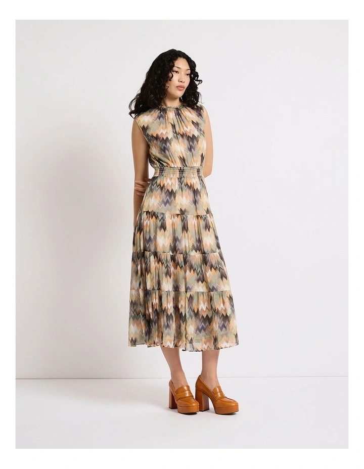 Zazu Midi Dress in Jungle Multi image 2