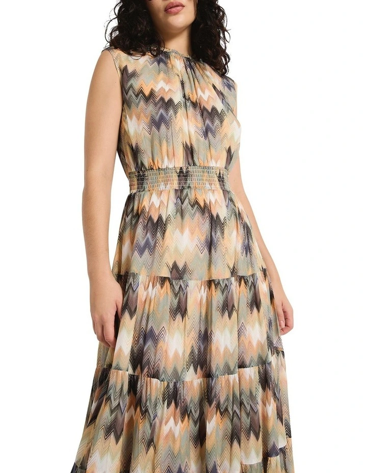 Zazu Midi Dress in Jungle Multi image 3