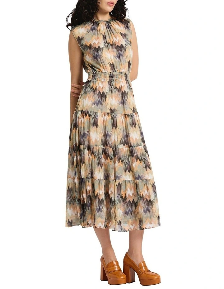 Zazu Midi Dress in Jungle Multi image 4