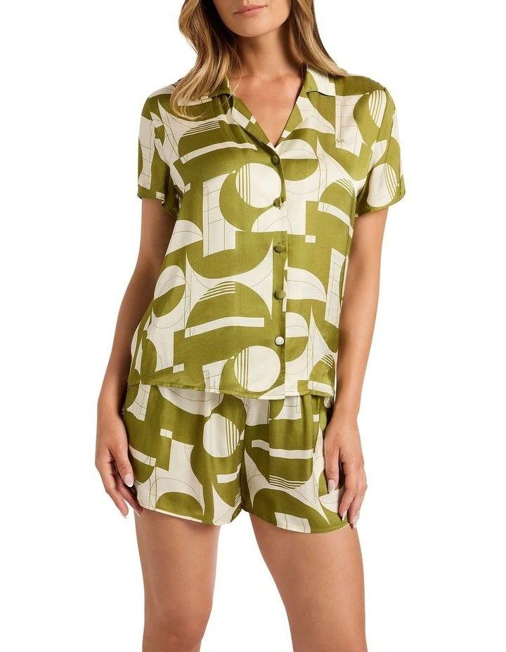 Rizzo Pj Set in Green Multi image 1