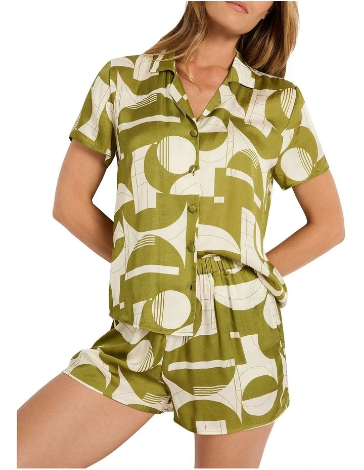 Rizzo Pj Set in Green Multi image 4