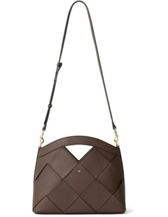 Pierre Woven Tote Bag in Chocolate