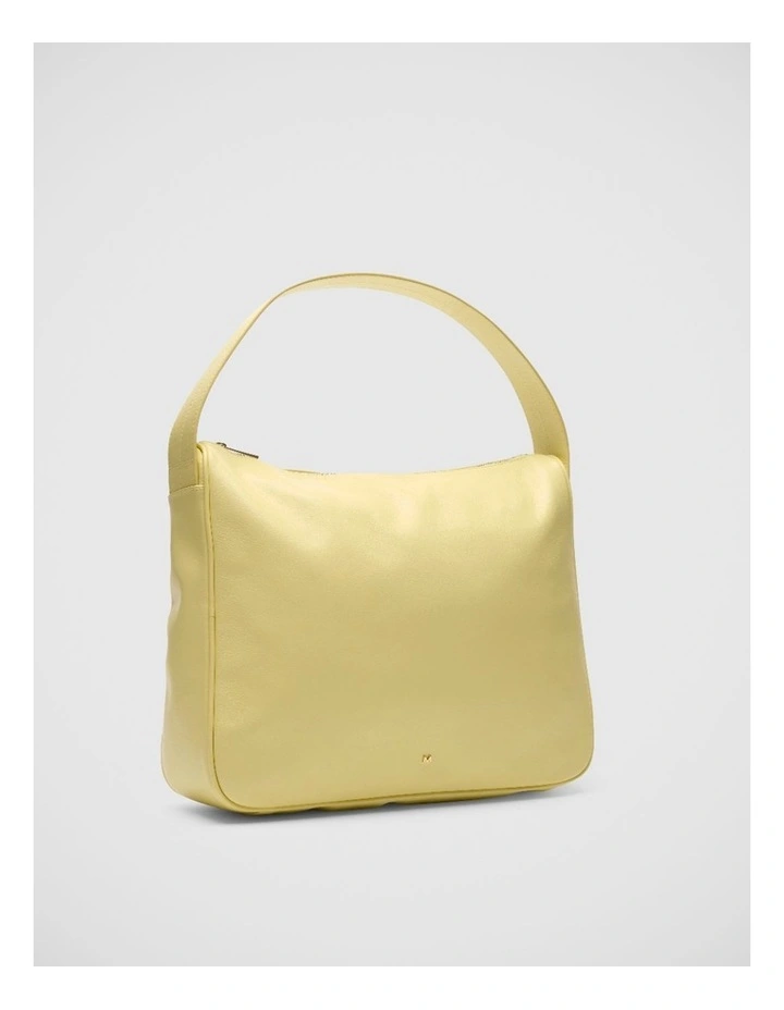 Asha Leather Tote Bag in Butter image 1