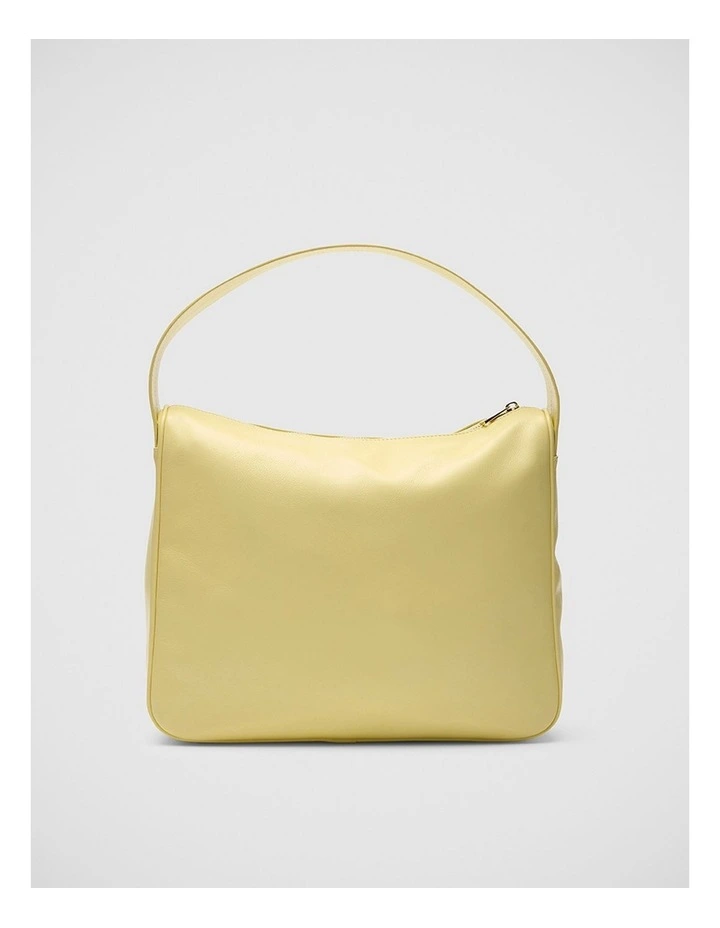 Asha Leather Tote Bag in Butter image 3