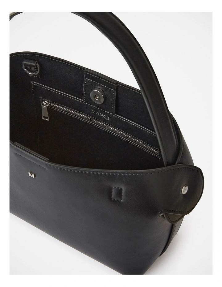 Beatrice Mini Tote Bag in Black image 4