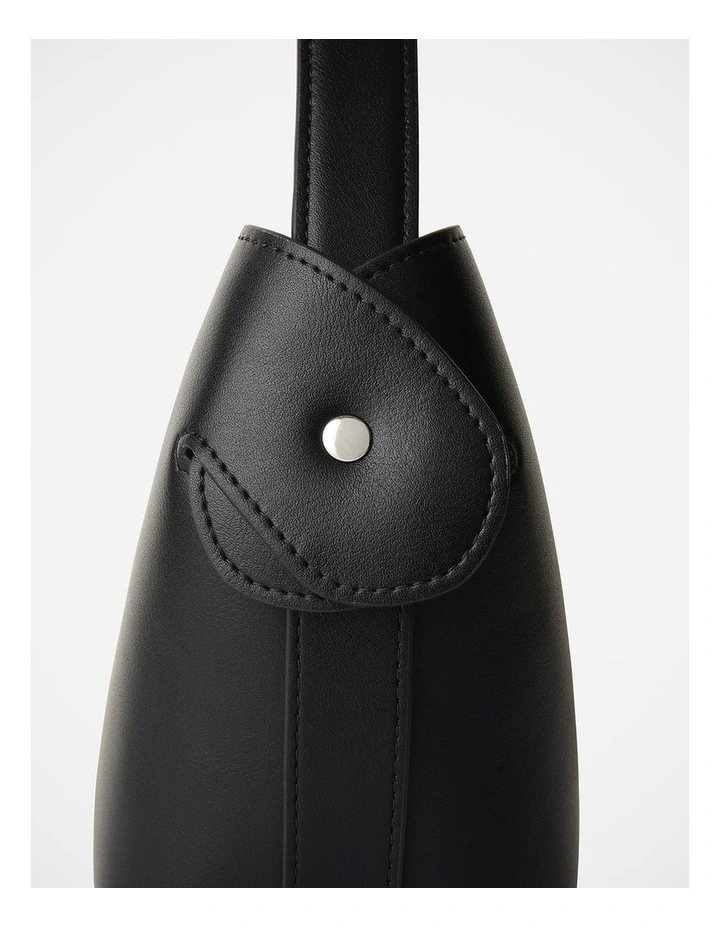 Beatrice Mini Tote Bag in Black image 5