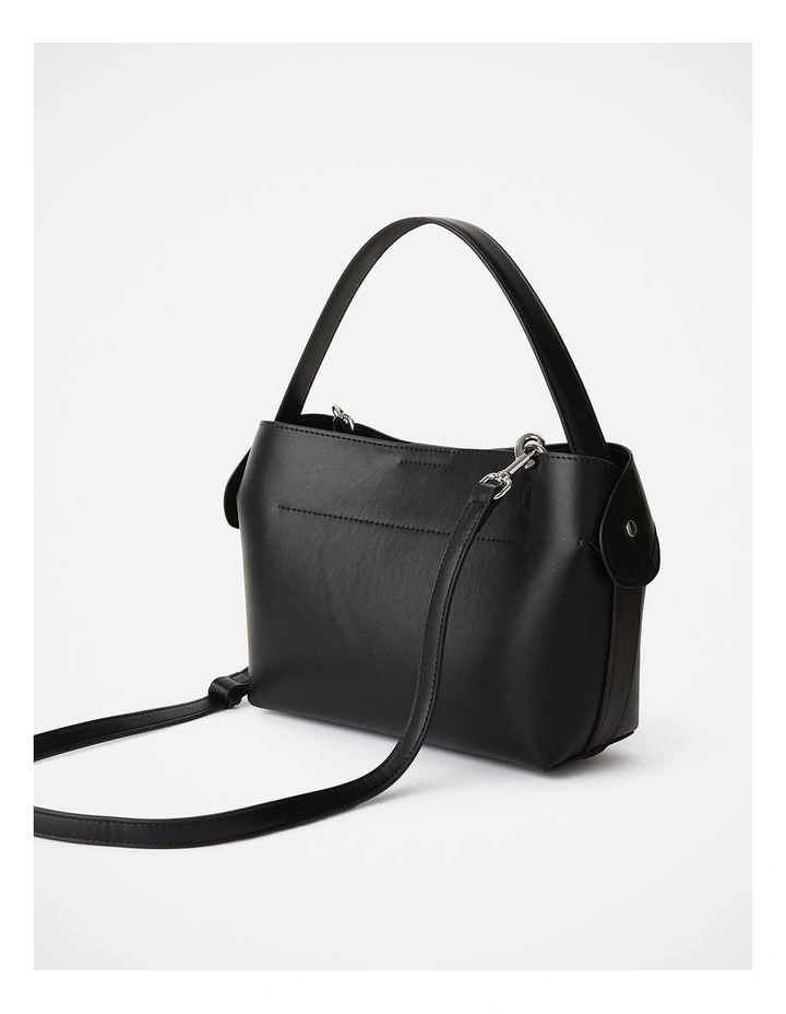 Beatrice Mini Tote Bag in Black image 6