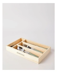 Laguiole 24pc Cutlery Set in Green