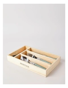 Laguiole 24pc Cutlery Set in Green