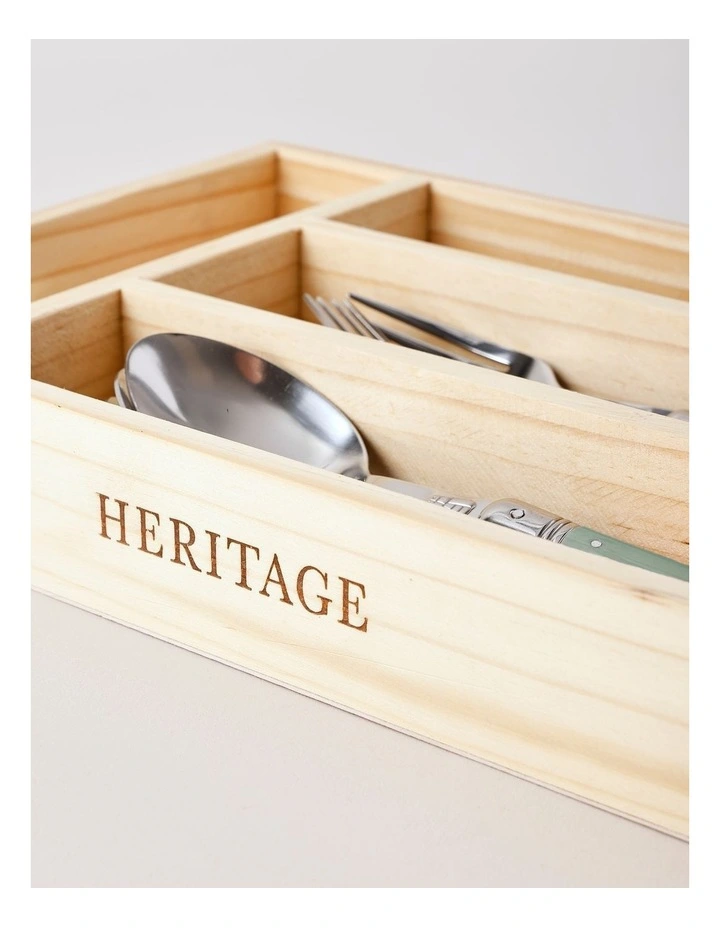 Laguiole 24pc Cutlery Set in Green image 5