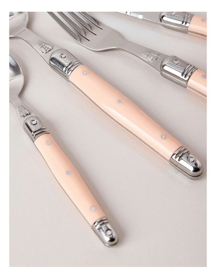 Laguiole 24pc Cutlery Set in Pink image 4
