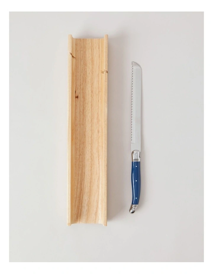 Laguiole Knife with Baguette Board Blue image 1