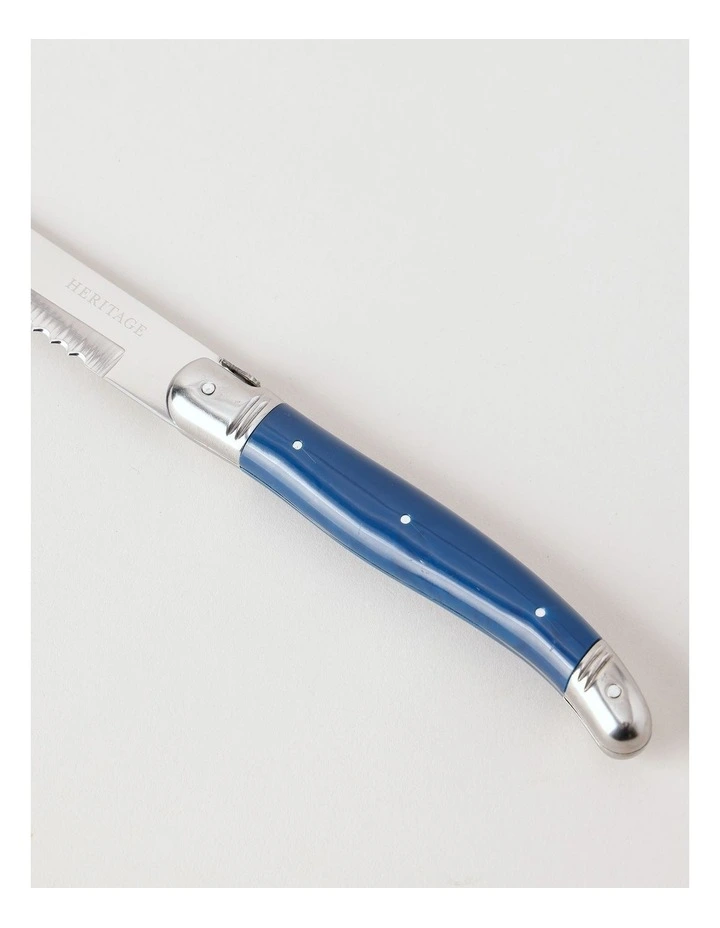 Laguiole Knife with Baguette Board Blue image 3