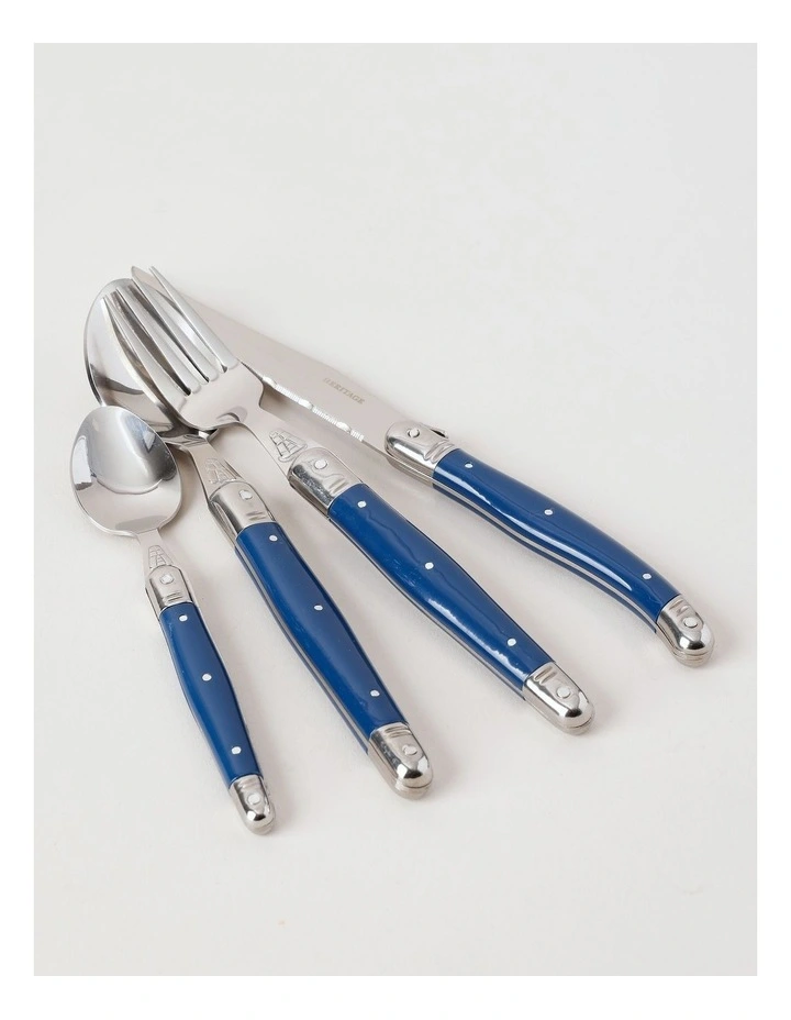 Laguiole Sophistique Cutlery Set 24 Piece in Blue image 3