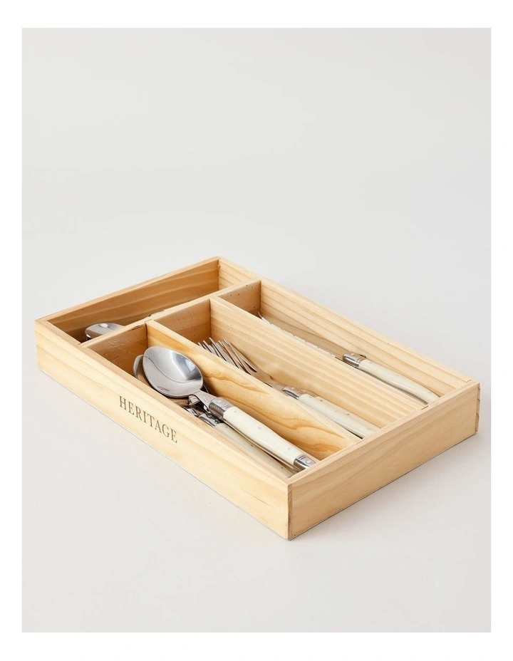 Laguiole Sophistique Cutlery Set 24 Piece in Ivory image 5