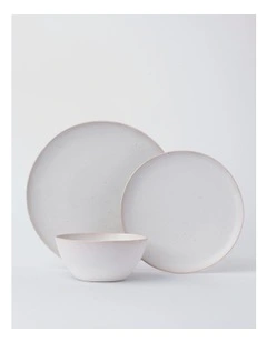Lorne 12pc Dinner Set in White