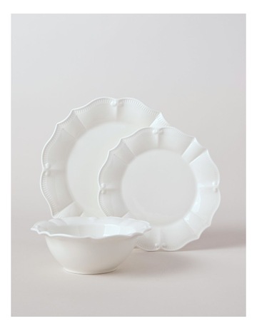 Bella Sugar & Creamer Set in White